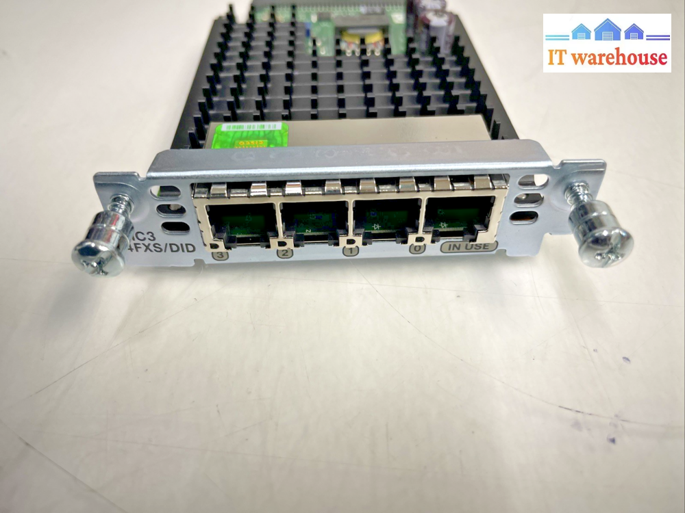 Cisco VIC3-4FXS/DID 4-Port Voice Fax Interface Card 73-12954-01 +
