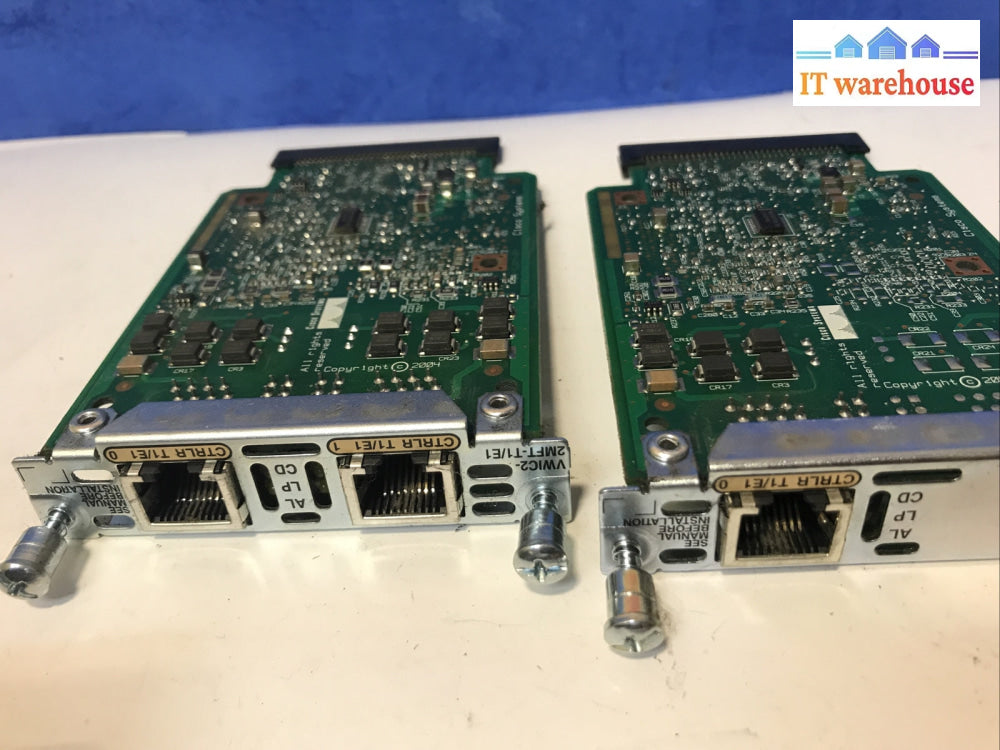 Cisco VMIC2-2MFT-T1/E1 and VMIC2-1MFT-T1/E1 modules