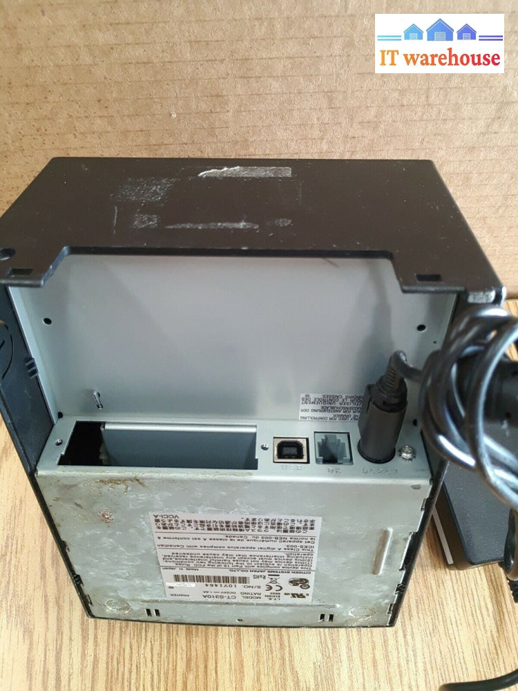 - Citizen CT-S310A Thermal POS  Printer (USB Port, NO Card) W/ AC Adapter Tested