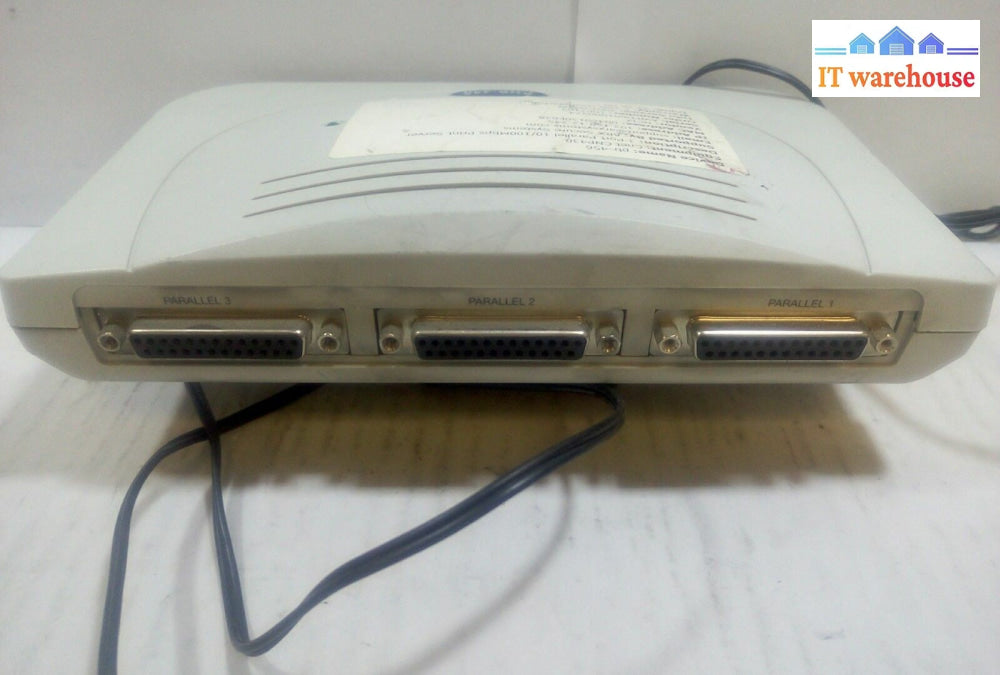 - CNET CNP-430 3-PORT PARALLEL PRINT SERVER PTR-456 W/AC ADAPTER