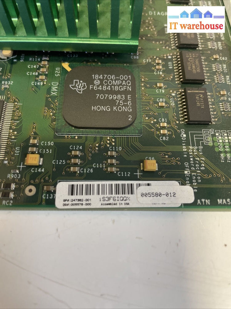 COMPAQ 247382-001 SYSTEM BOARD MOTHERBOARD WITH CPU