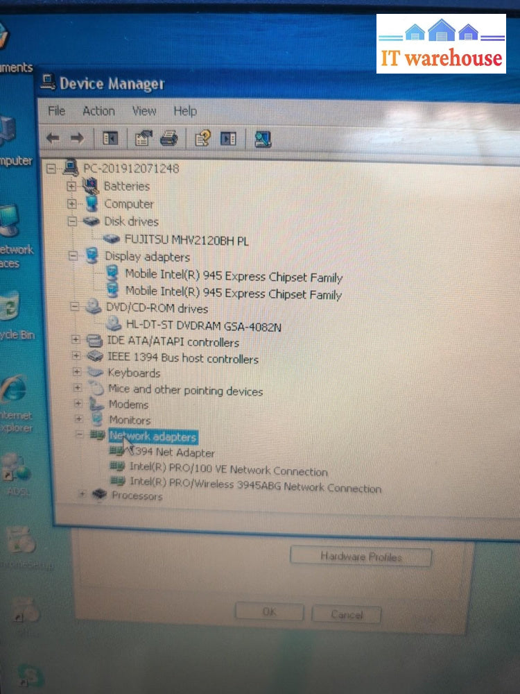 Compaq Predation V2000 14" Laptop Intel T2300 CPU /504MB /120GB /Windows XP  -