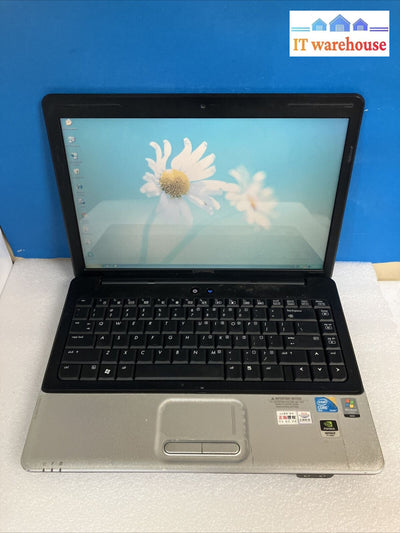 Compaq Presario Cq40 14’ Laptop Core 2 Duo Cpu / 3Gb Ram 500Gb Hdd Win Xp ~