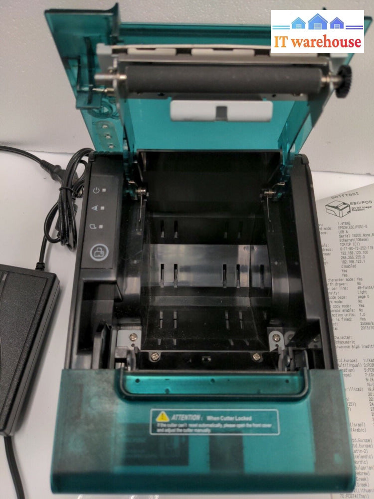 - (Compatible Epson) PRP-188 POS Receipt Printer (USB/SERIAL/NET) With AC TESTED