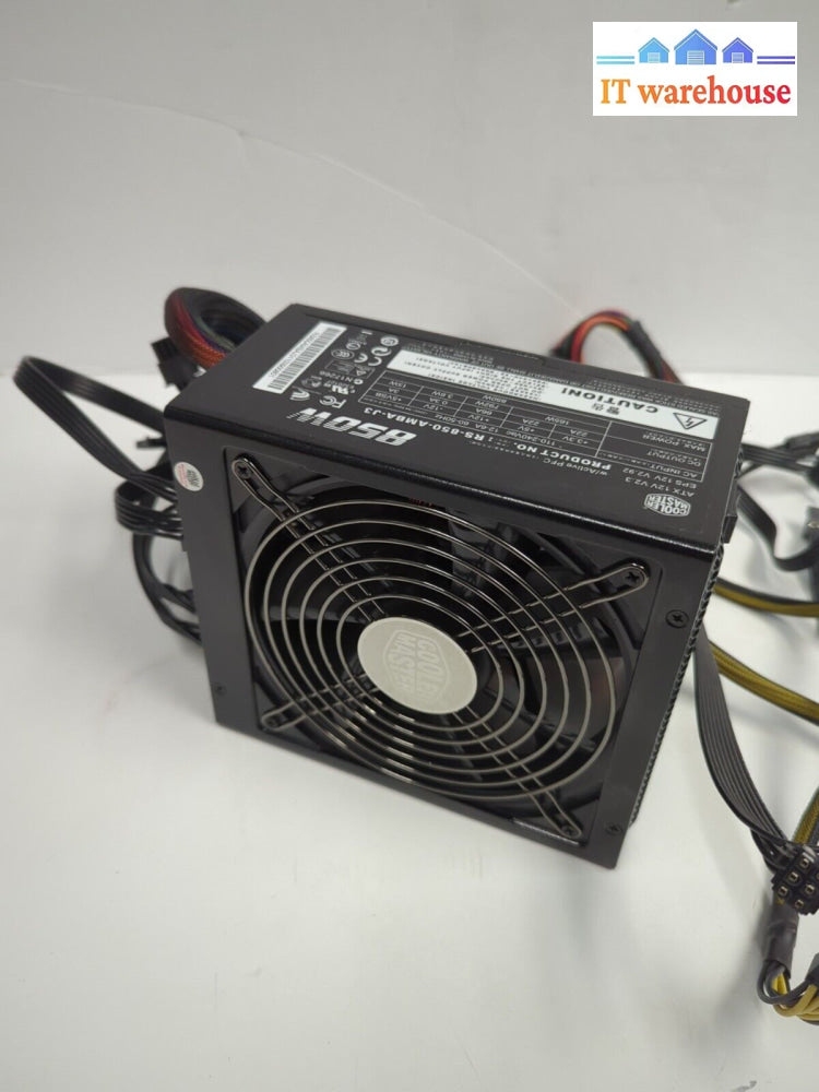 Cooler Master 850W RS-850-AMBA-J3 ATX Power Supply (2x 6 + 2 PCIE,2x 4 + 4 CPU)