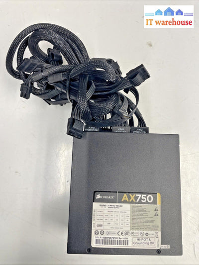 Corsair AX750   750W Fully Modular power supply  +