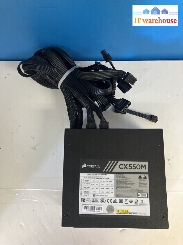 Corsair CX Series CP-9020102 CX550M 550W 6/8 Pin PCIe ATX Power Supply