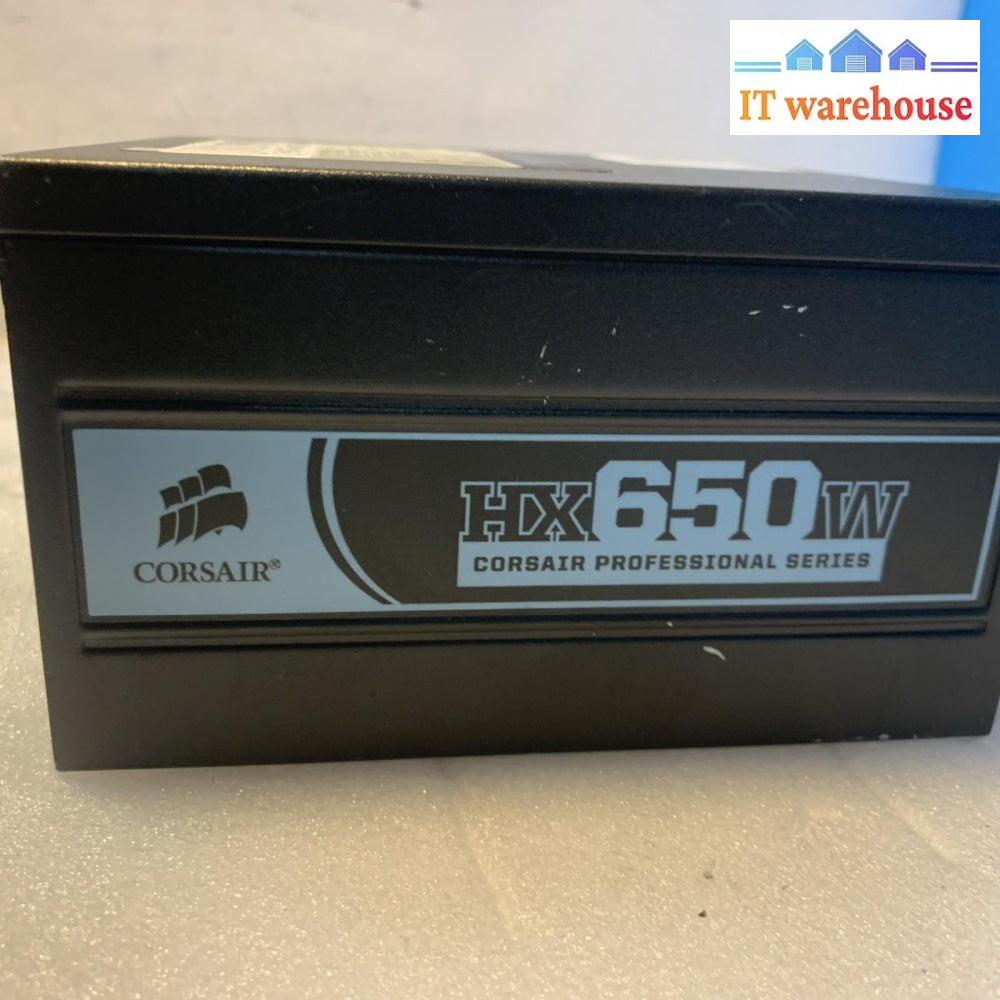 Corsair HX650W CMPSU-650HX Professional Modular Power Supply-your cable required