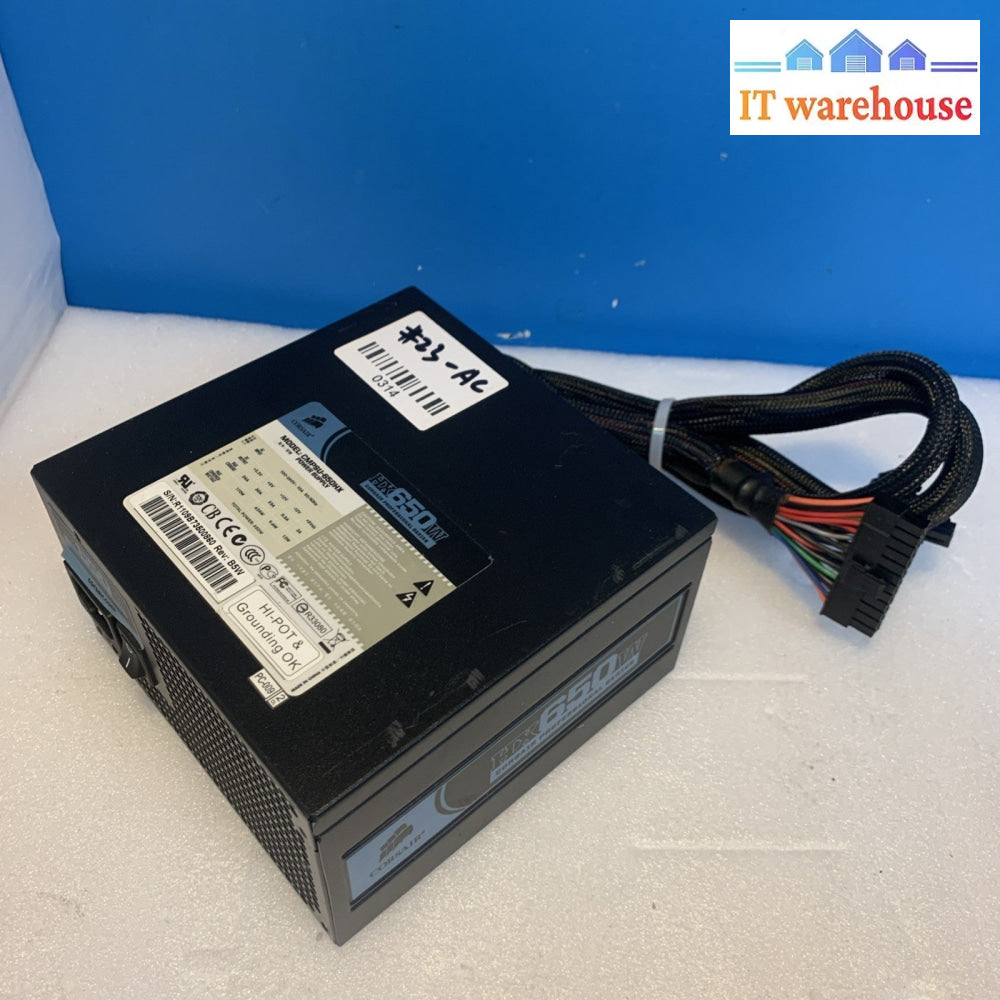 Corsair HX650W CMPSU-650HX Professional Modular Power Supply-your cable required