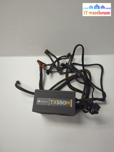 CORSAIR TX550M Power Supply 550W 80 Plus Gold (3x 6 + 2 PCI-E 4 + 4 CPU) TESTED