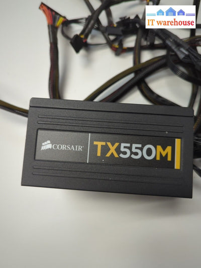 CORSAIR TX550M Power Supply 550W 80 Plus Gold (3x 6 + 2 PCI-E 4 + 4 CPU) TESTED