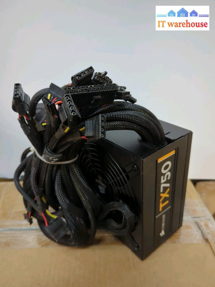Corsair TX750 750W 80 Plus Power Supply (4 + 4 CPU 4X 6 + 2 PCI-E) TESTED