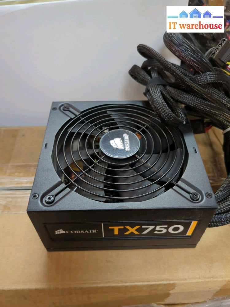 Corsair TX750 750W 80 Plus Power Supply (4 + 4 CPU 4X 6 + 2 PCI-E) TESTED
