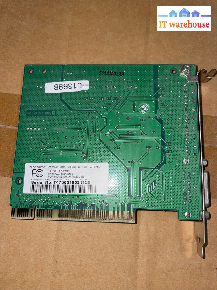 Creative Labs CT4750 Sound Card