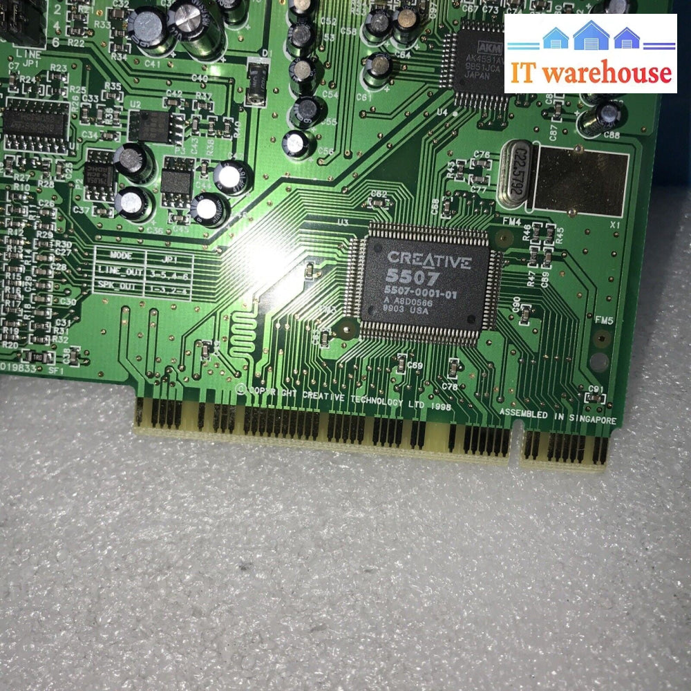 Creative SoundBlaster PCI 128 CT4700 PCI Sound Card. ~ New