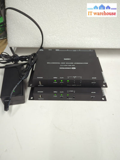 CRESTRON HD-MD-400-C-E HDMI Transmitter & Receiver Combo With Adapter -