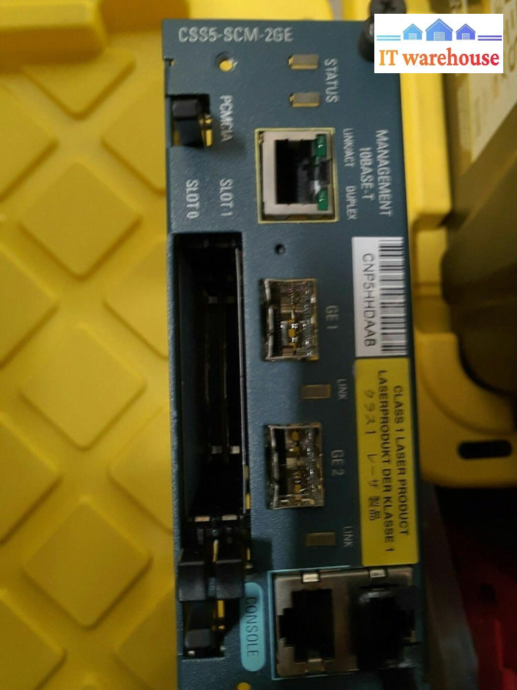 - Css5-Scm-2Ge Cisco Css 11500 Series 10Mb/S Switch Control Module @@@