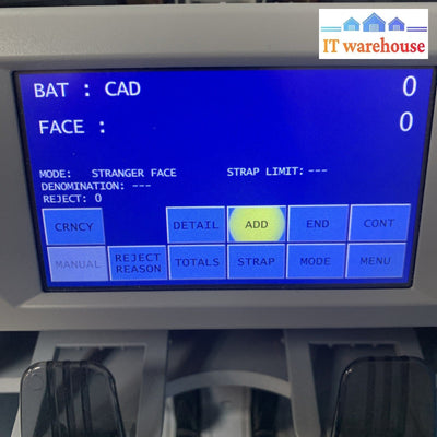 Cummins Allison JetScan 150 Currency Counter – Powers On, unknown