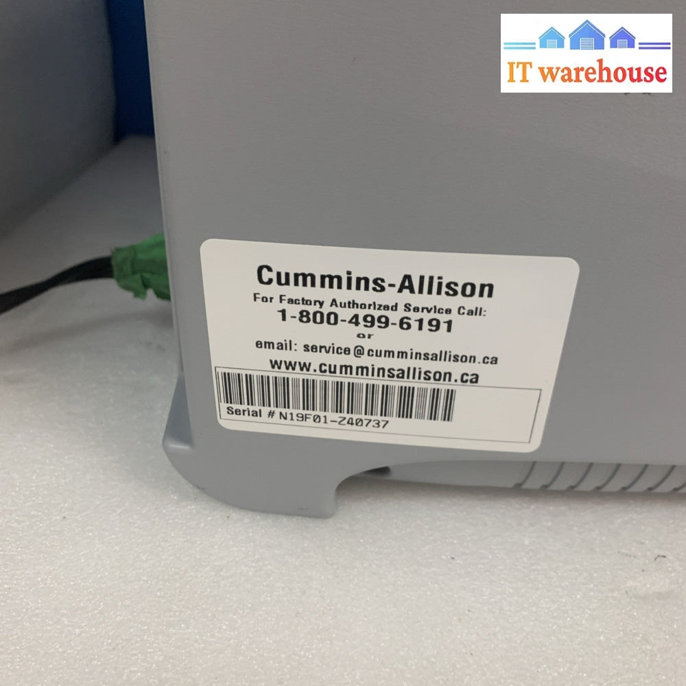 Cummins Allison JetScan 150 Currency Counter – Powers On, unknown