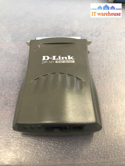 D-Link 1 Port 10/100 Mbps Ethernet Parallel Network Print Server Dp-101
