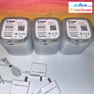 D-Link COVR AX1800 Dual Band Whole Home Mesh Wi-Fi 6 System (3-Pack)