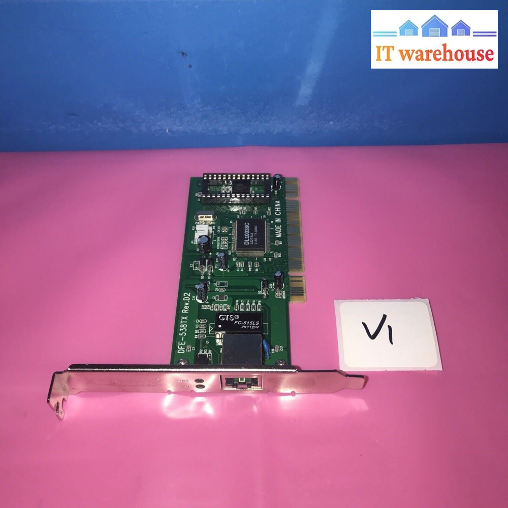 D-Link DFE-538TX Rev.D2 PCI 10/100Mbps Network Adapter Card