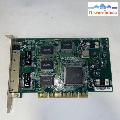 D-Link DFE-580TX Rev-A3 - 4-Port PCI Ethernet Server Adaptor