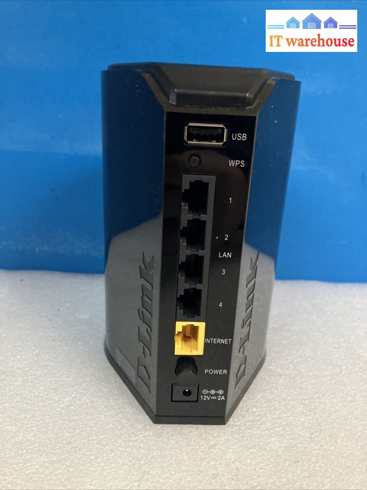 D-Link DIR-820L Dual Band 4-Port Fast Ethernet Wireless Router W/ Power Supply ~