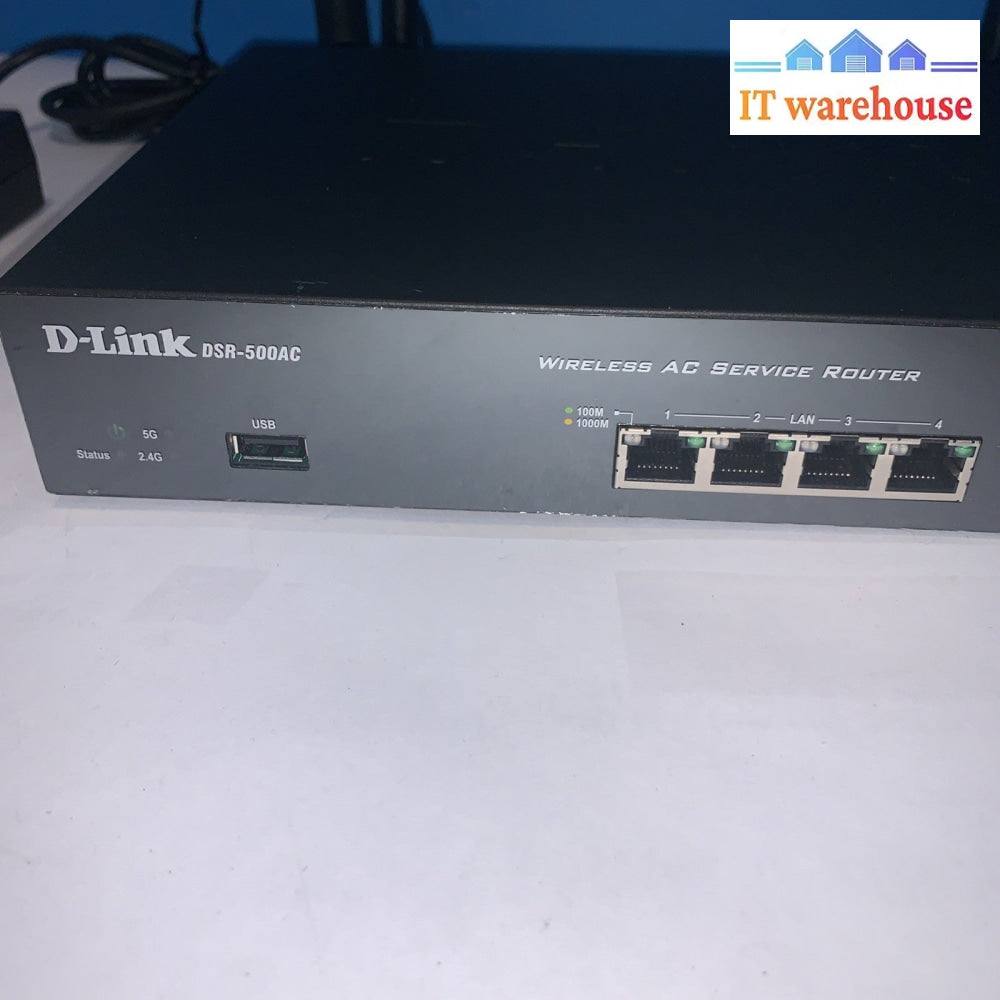 D-Link Dual WAN 4-Port Gigabit Wireless AC VPN Router DSR-500AC