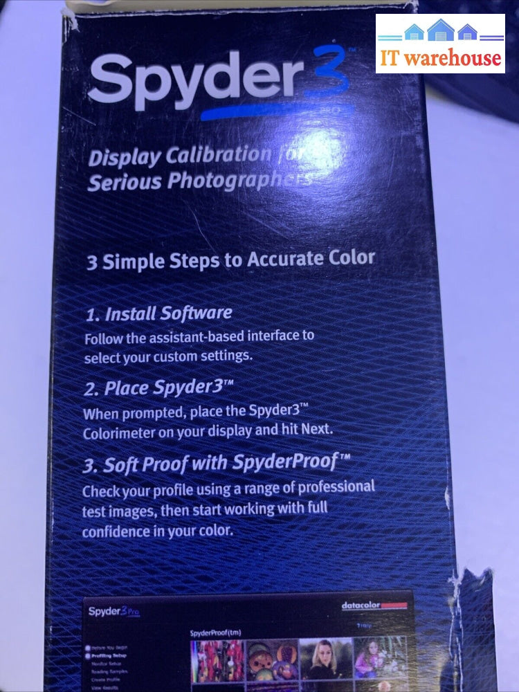Datacolor SPYDER 3 Pro Computer Monitor Display Calibration for Photography