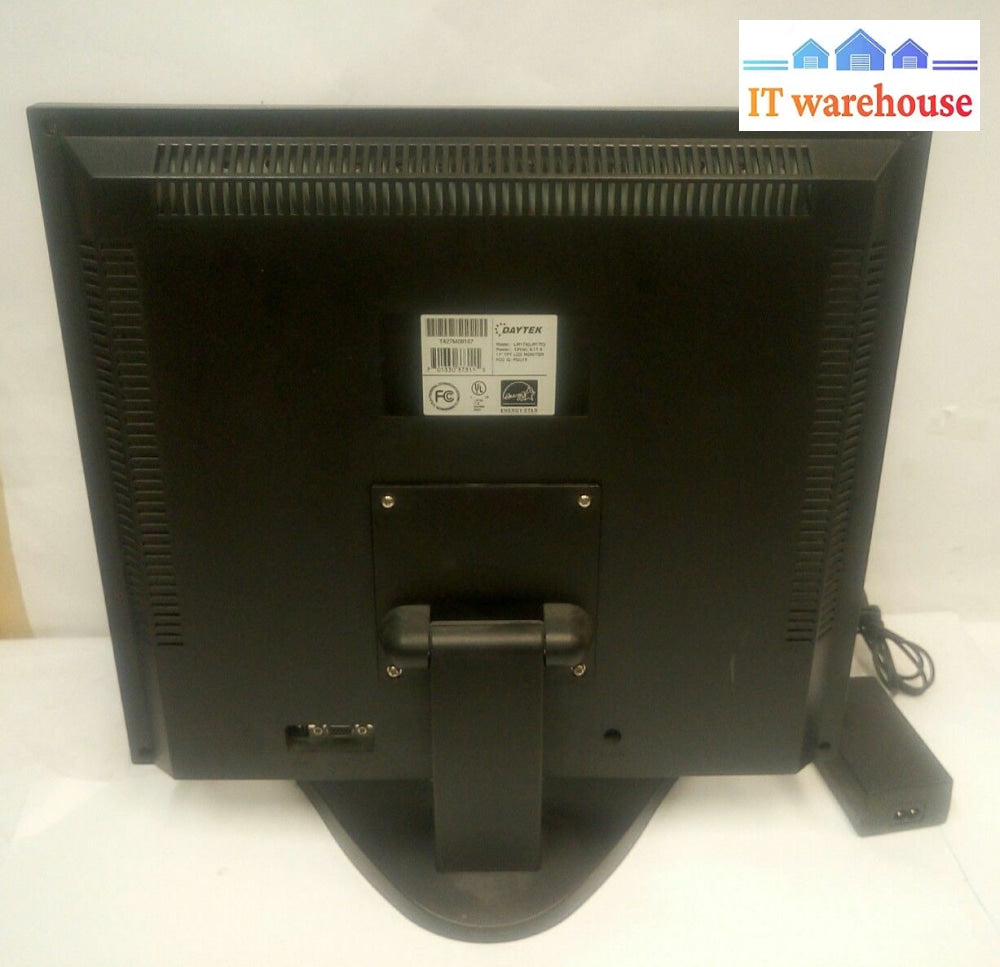 - DAYTEK LM17A (LM17C) INDUSTRY  MONITOR WITH AC ADAPTER