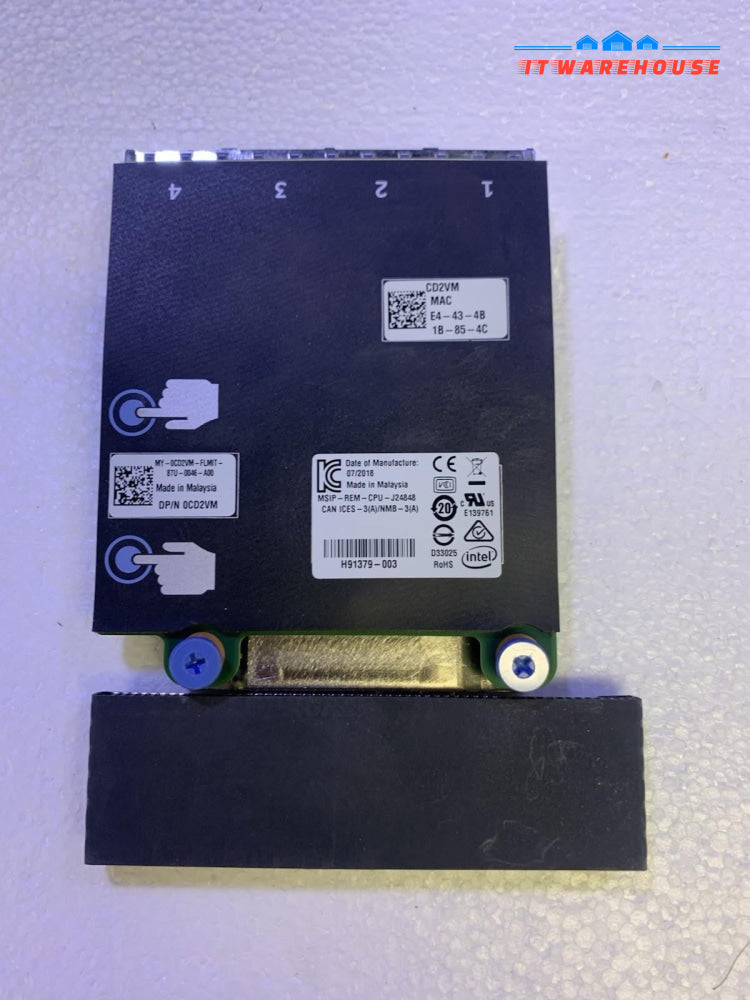 Dell 0CD2VM 4-Port 10GbE SFP+ Network Daughter Card J26555-001 Intel