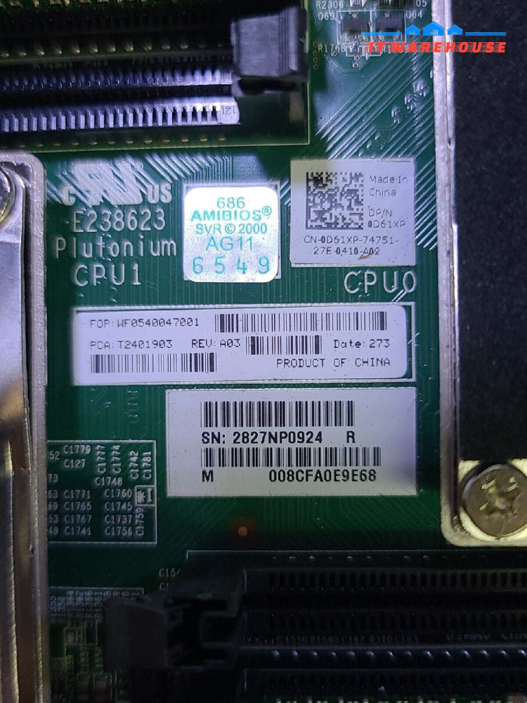 - Dell 0D61XP D61XP PowerEdge C6100 XS23 Node 2x E5620 CPU+32GB RAM+RAID Card