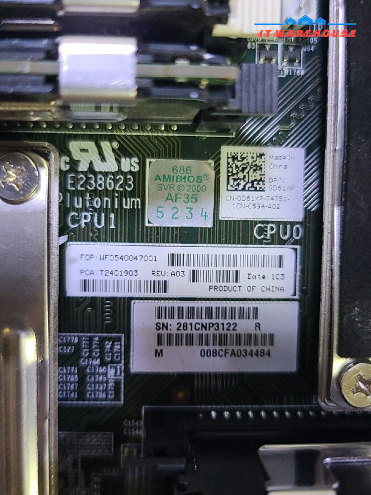 - Dell 0D61XP D61XP PowerEdge C6100 XS23 Node 2x L5520 CPU+48GB RAM