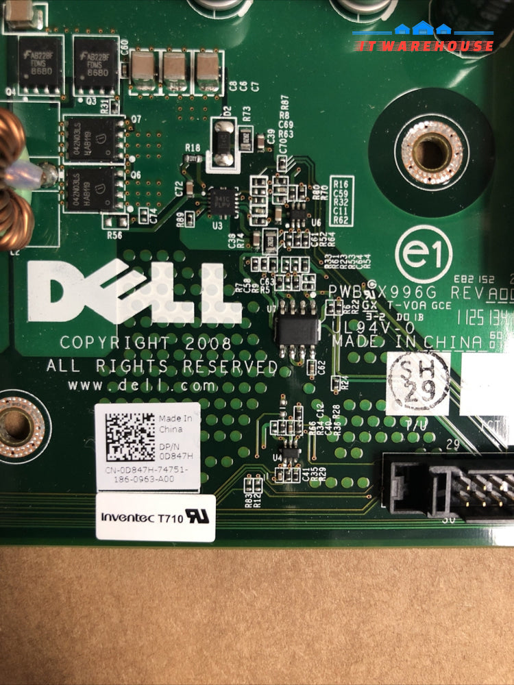 +Dell 0D847H Power Distribution Board for PowerEdge T710 Server