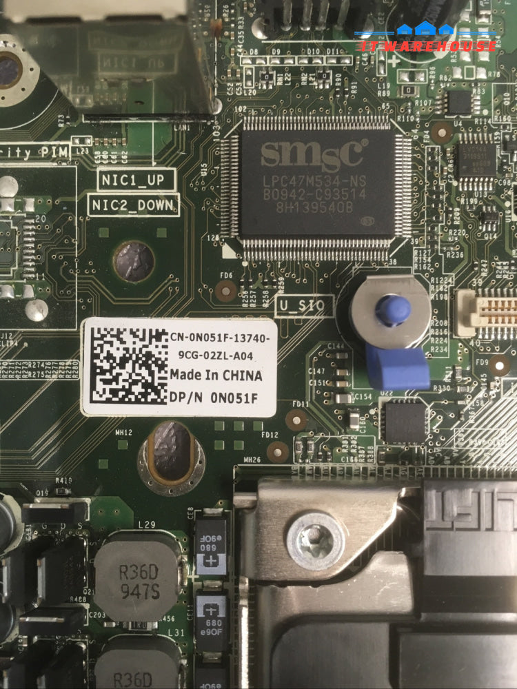 + Dell 0N051F Poweredge R410 System Board W/ Intel CPU