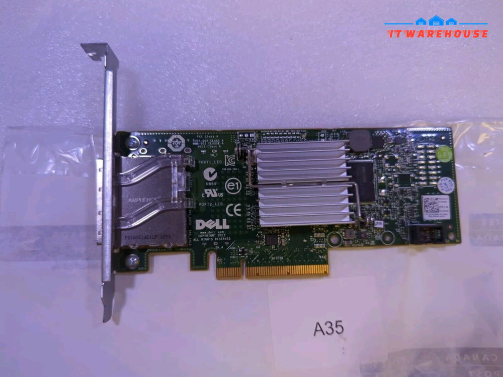 Dell 12Dnw Perc H200E Pci-E External Sas 6Gb/S Raid Controller Card 012Dnw -