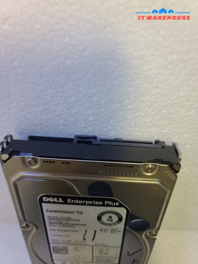 - Dell 2TB 6G SAS 7200RPM 3.5" Hard Drive ST2000NM0001 7WV9W 07WV9W Tested 