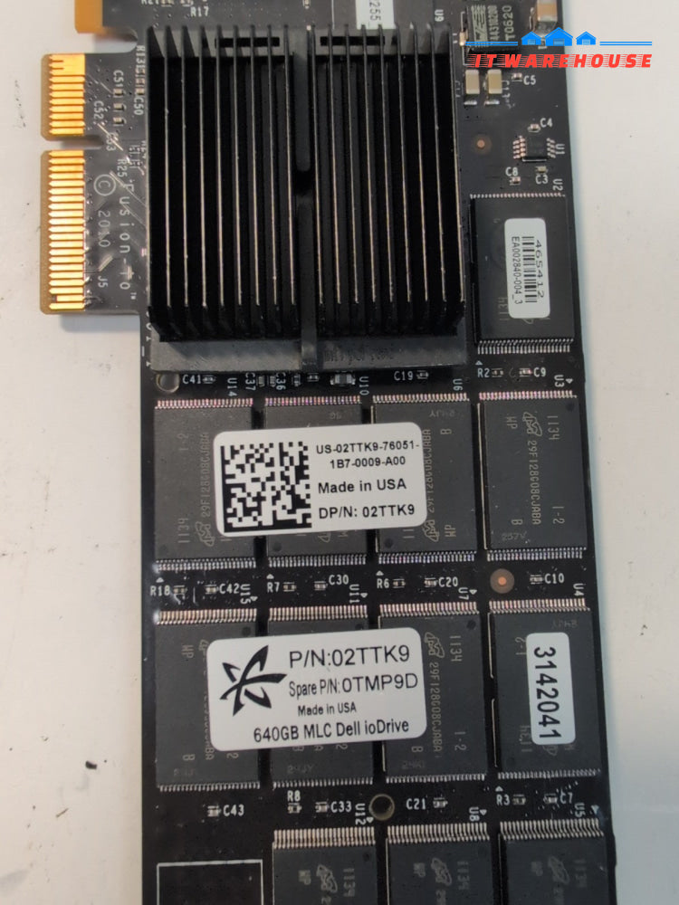  DELL 2TTK9 TMP9D 640GB Fusion IO Drive PCIe Flash MLC SSD Card  Accelerator -