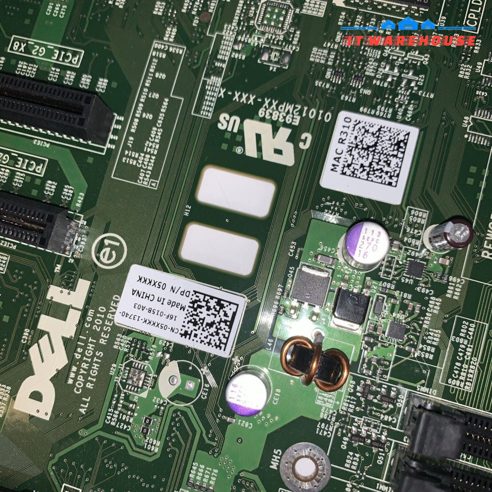 Dell 5XKKK PowerEdge R310 Server System Motherboard Socket LGA1156 w/ CPU