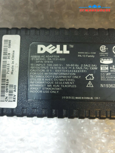 -  Dell 9Y819 PA-1331-02D 130W-AC Adapter 19.5V 6.7A for Laptops (NO Power Cord)