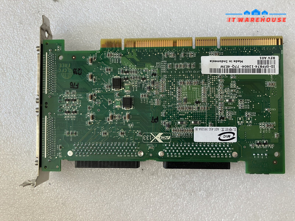 ~ DELL Adaptec Dual Channel PCI-X SCSI Card ASC-39320A | 0FP874 | FP874