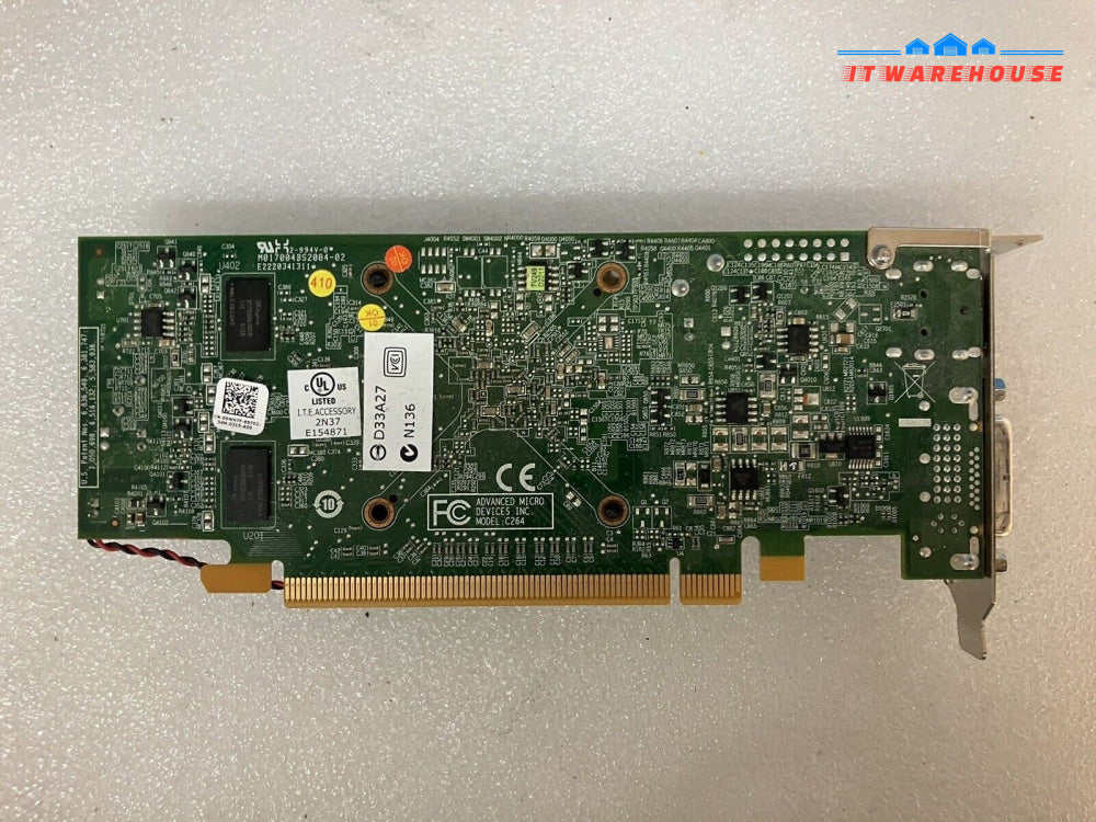 ~ Dell ATI Radeon HD 6450 1GB GDDR3 DVI DP PCIe Low Profile Graphics Card 00WH7F