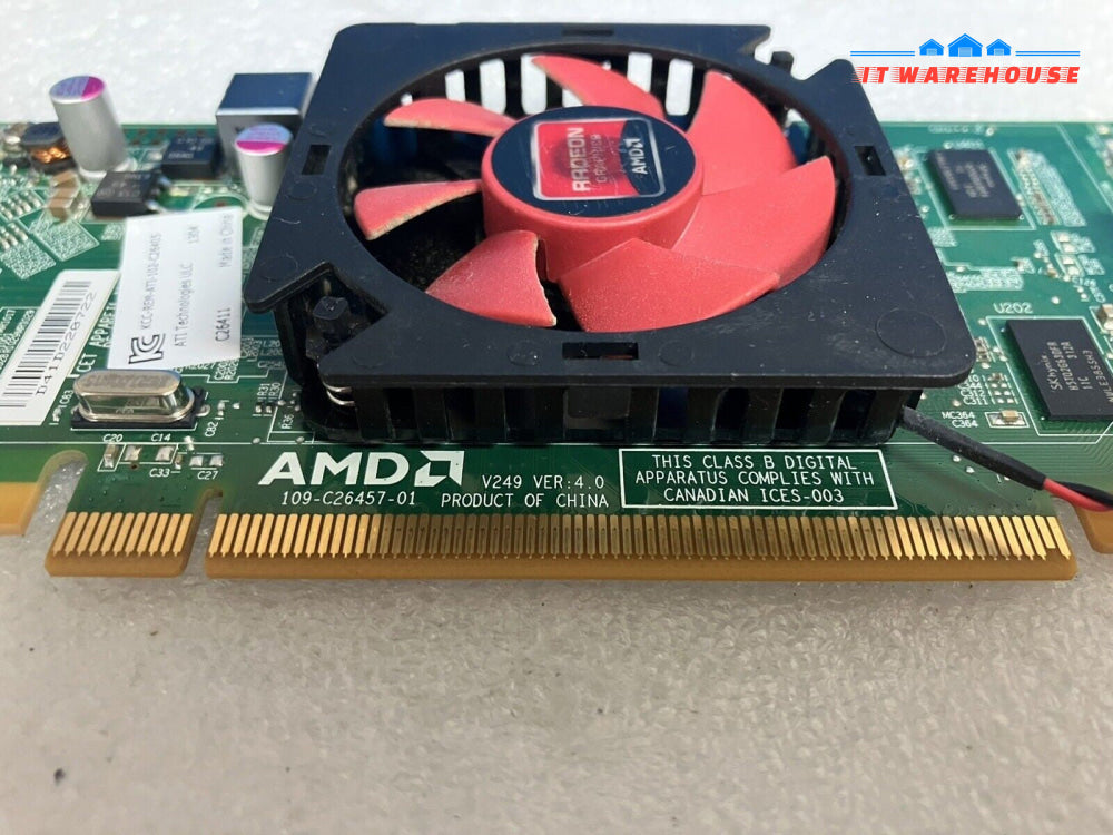 ~ Dell ATI Radeon HD 6450 1GB GDDR3 DVI DP PCIe Low Profile Graphics Card 00WH7F