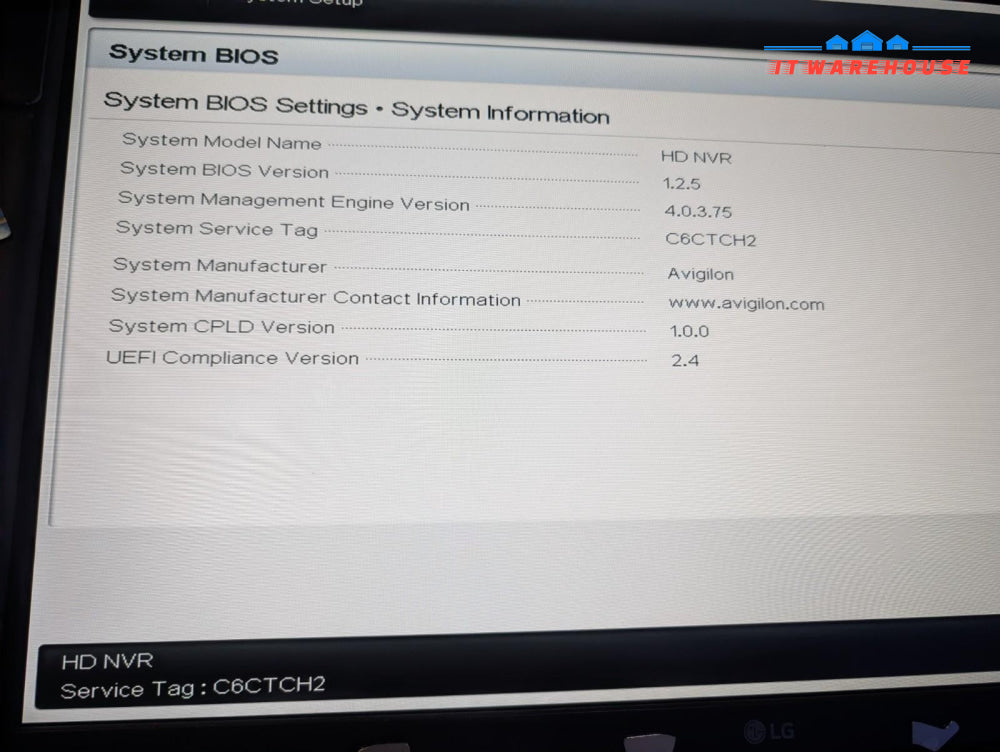 DELL Avignon HD NVR E34S001 With E3-1220 V5/8GB RAM/4x 1TB HDD/Rails Tested -