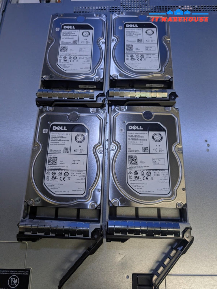 DELL Avignon HD NVR E34S001 With E3-1220 V5/8GB RAM/4x 1TB HDD/Rails Tested -