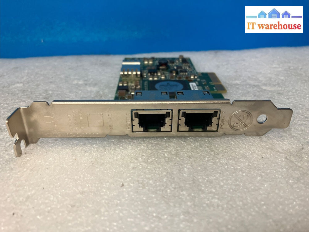 Dell Broadcom 5709 Dual Port Pcie 1G Gigabit Network Adapter Card 0F169G F169G ~