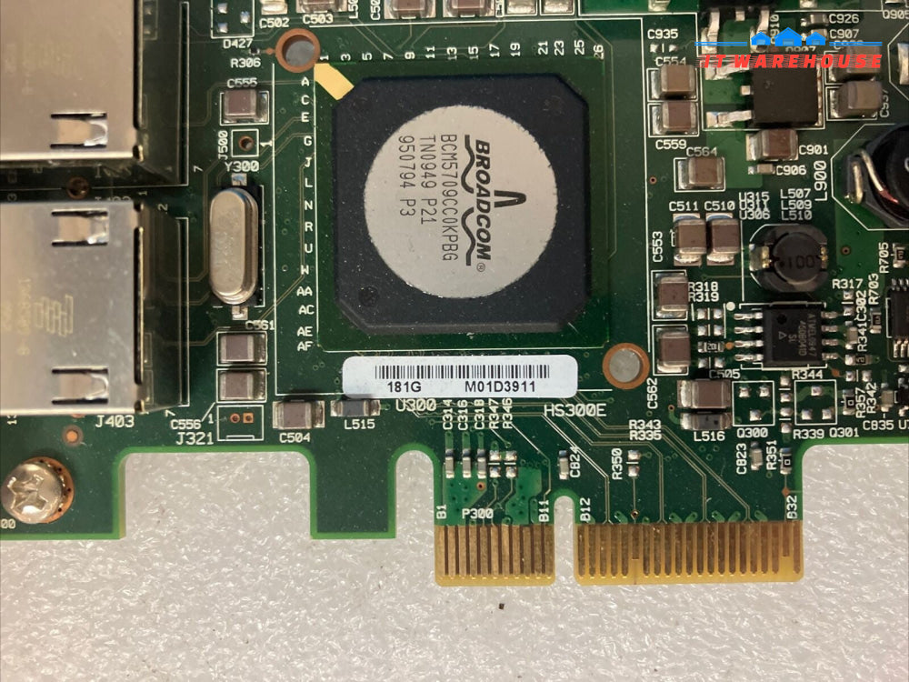 Dell Broadcom 5709 Dual Port PCIe 1G Gigabit Network Adapter Card 0F169G F169G ~