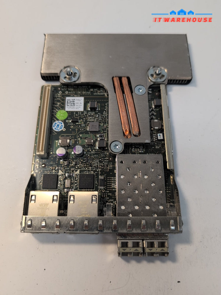  Dell Broadcom MT09V 0MT09V  57800S Quad Port 2x 10GbE SFP + 2x 1GbE Card -