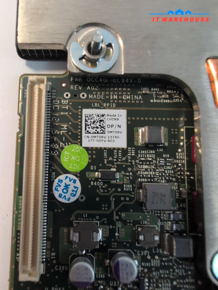  Dell Broadcom MT09V 0MT09V  57800S Quad Port 2x 10GbE SFP + 2x 1GbE Card -